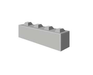 Europeblock blok 160x40x40